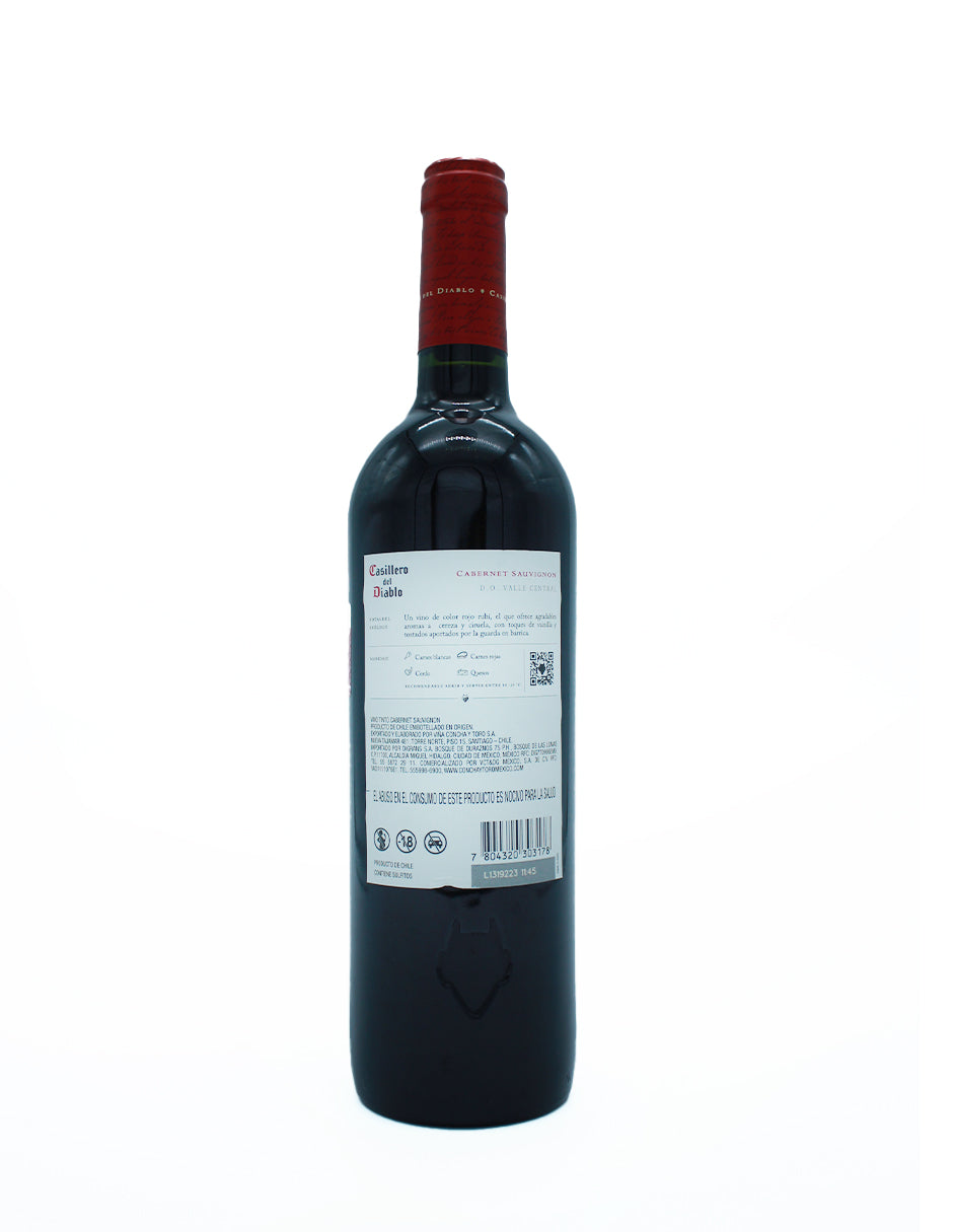 Vino Tinto Casillero Del Diablo Cab Sauv 750 Ml - Corpovino