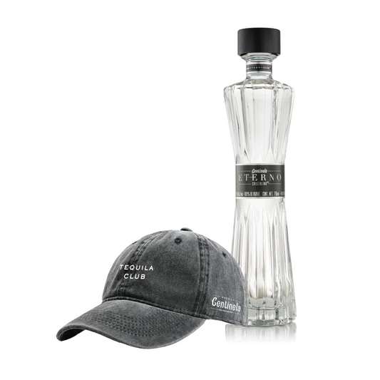 Tequila Centinela Eterno Cristalino 750 Ml + Gorra