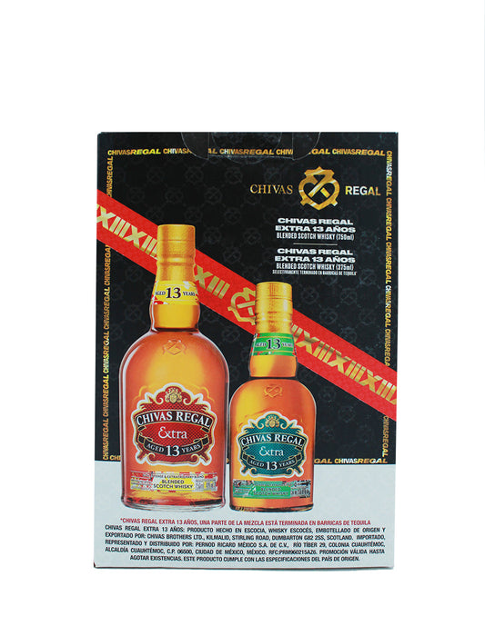 Whisky Chivas Regal 13 Aã£±Os 750ml Con Chivas Regal 13 375 Ml - Corpovino