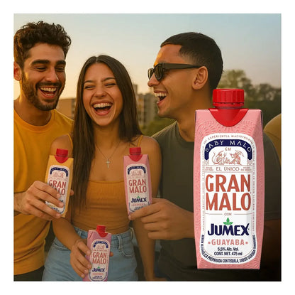Pack 12 Bebida Baby Malo Guayaba 475 ml