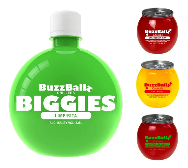 BuzzBallz Lime 1.5L + 3 minis