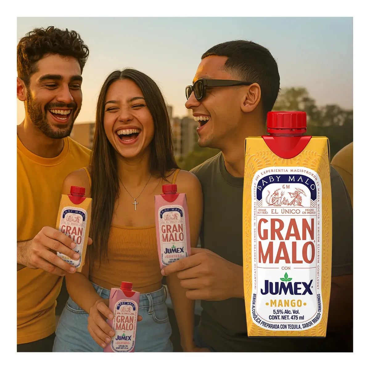 Pack 12 Bebida Baby Malo Mango 475 ml