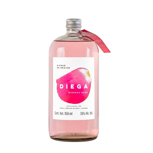 Ginebra Diega Rosa 950 Ml