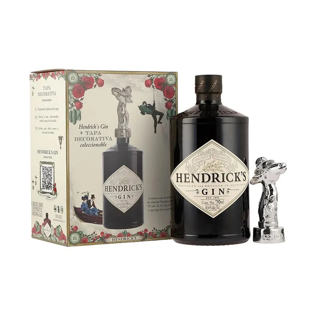 Ginebra Hendricks 750 Ml Con Tapa Coleccionable