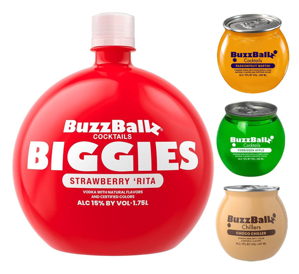 BuzzBallz Strawberry Rita 1.75L + 3 minis
