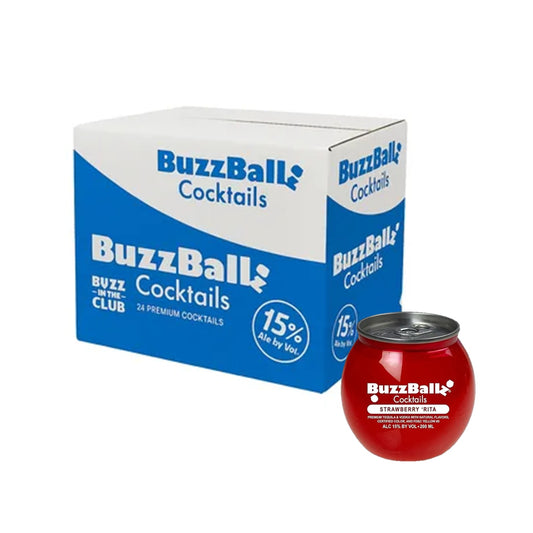 Pack 24 BuzzBallz Strawberry Rita 200Ml