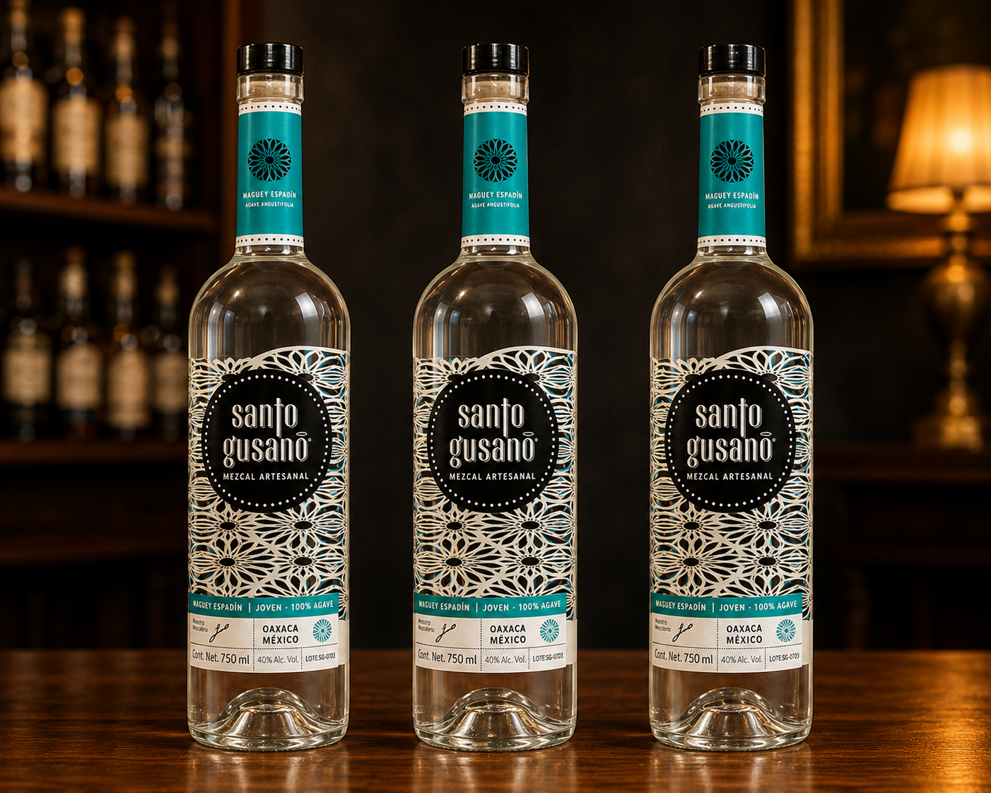 Pack 3 Mezcal Santo Gusano 750 Ml