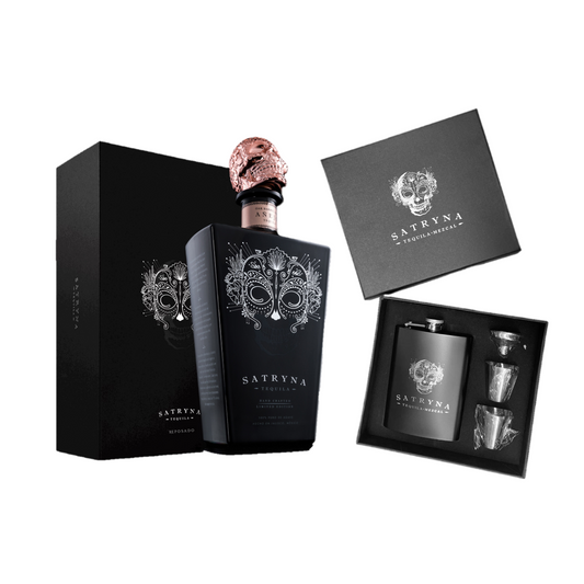 Tequila Satryna Añejo 750 Ml + Licorera Satryna