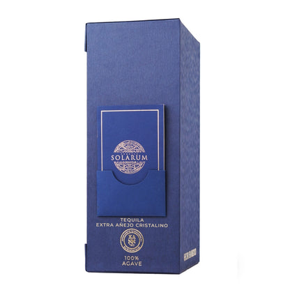 Tequila Solarum Extra Añejo Cristalino 750 Ml + Copa