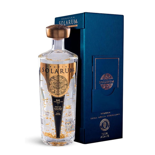Tequila Solarum Extra Añejo Cristalino 750 Ml