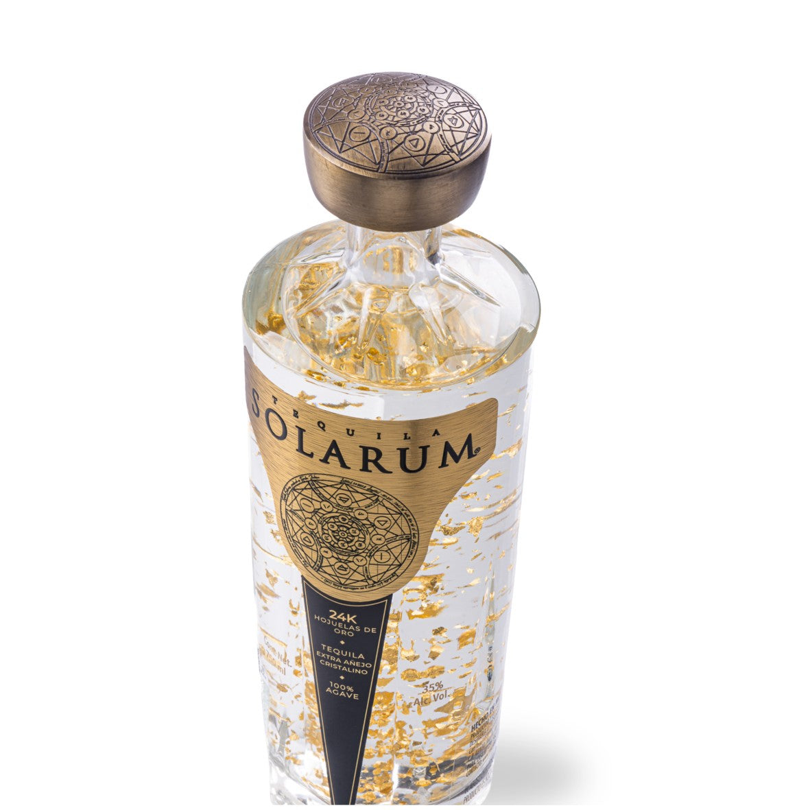 Tequila Solarum Extra Añejo Cristalino 750 Ml + Copa
