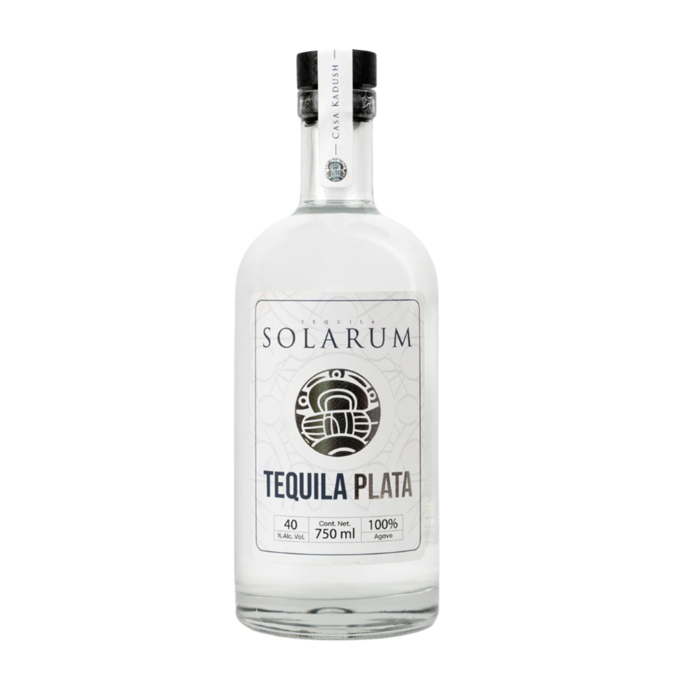 Tequila Solarum Blanco 750 Ml + Licorera Solarum