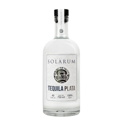 Tequila Solarum Blanco 750 Ml + Licorera Solarum