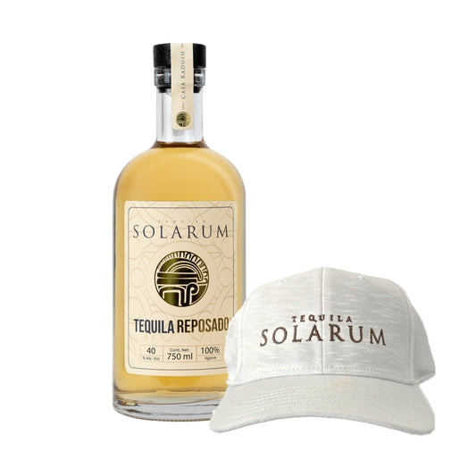 Tequila Solarum Reposado 750 Ml + Gorra Solarum