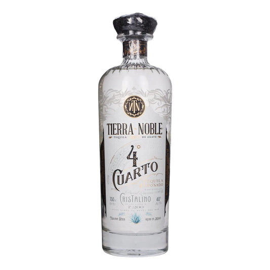 Tequila Tierra Noble 4 Cuarto Reposado Cristalino 750 Ml