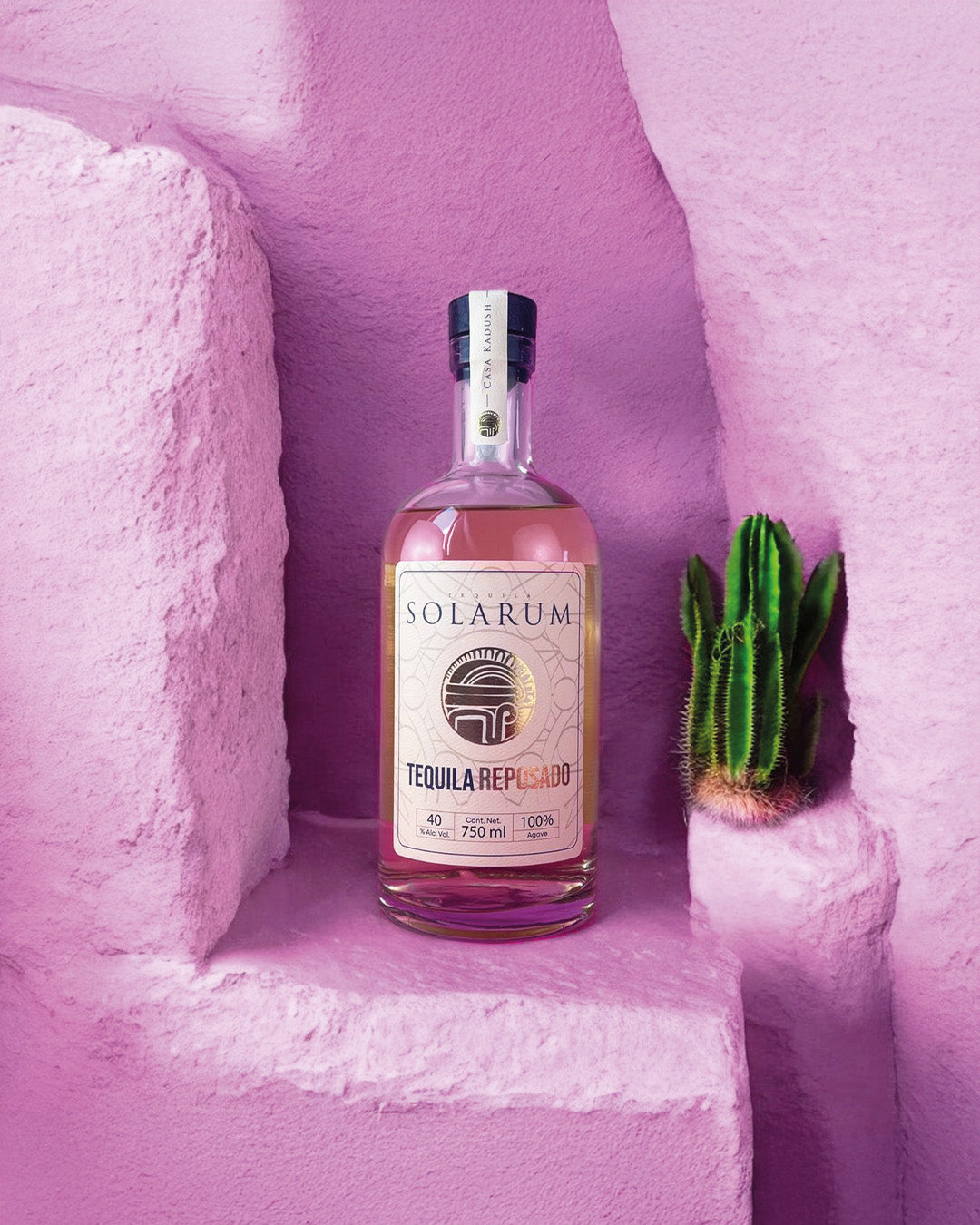 Tequila Solarum Reposado 750 Ml