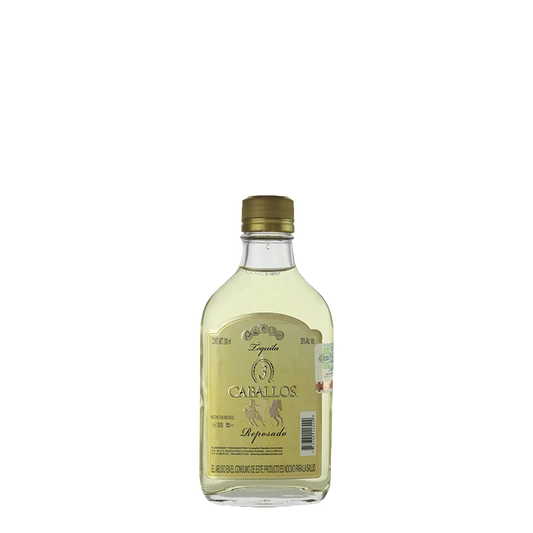 Tequila 3 Caballos Reposado Vidrio 200 Ml