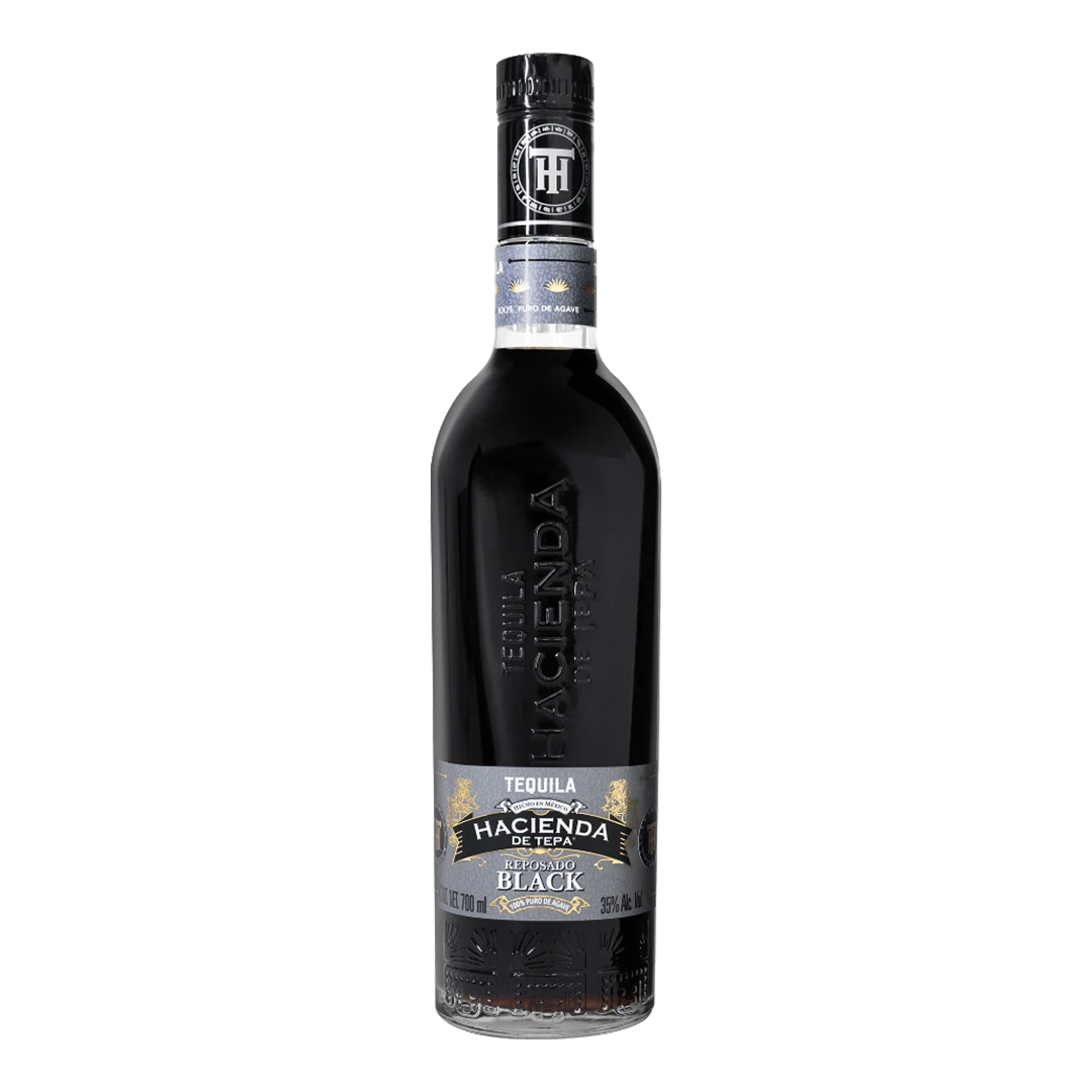 Tequila Hacienda De Tepa Reposado Black 100% 700 Ml