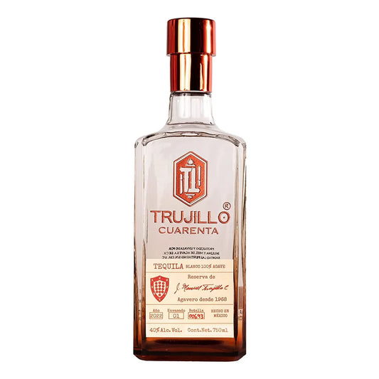 Tequila Trujillo Blanco Cuarenta 750 Ml