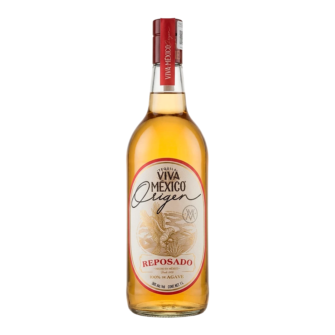 Tequila Viva México Origen Reposado 1000 Ml