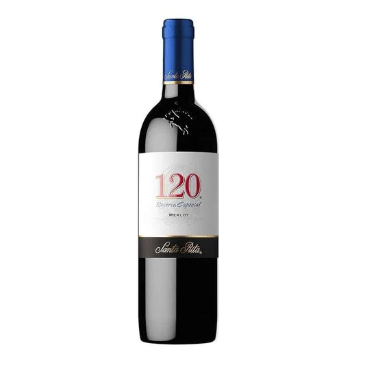 Vino Tinto Chileno Santa Rita 120 Merlot 750ml