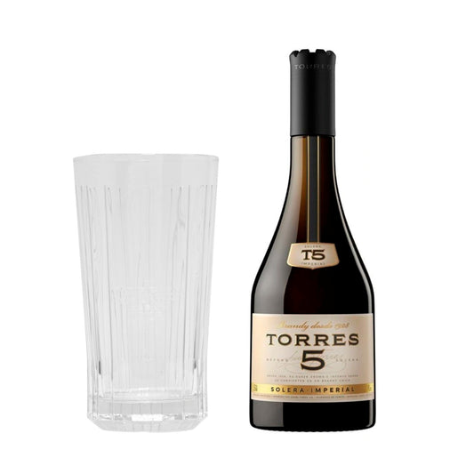 Brandy Torres 5 Solera 700 Ml + Vaso