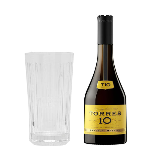 Brandy Torres 10 Gran Reserva 700 Ml + Vaso