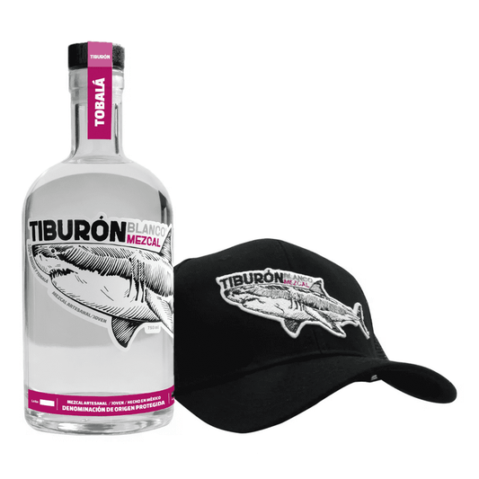 Tiburón Blanco Tobalá750 Ml + Gorra